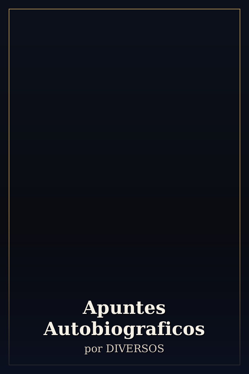 Capa de Apuntes Autobiograficos