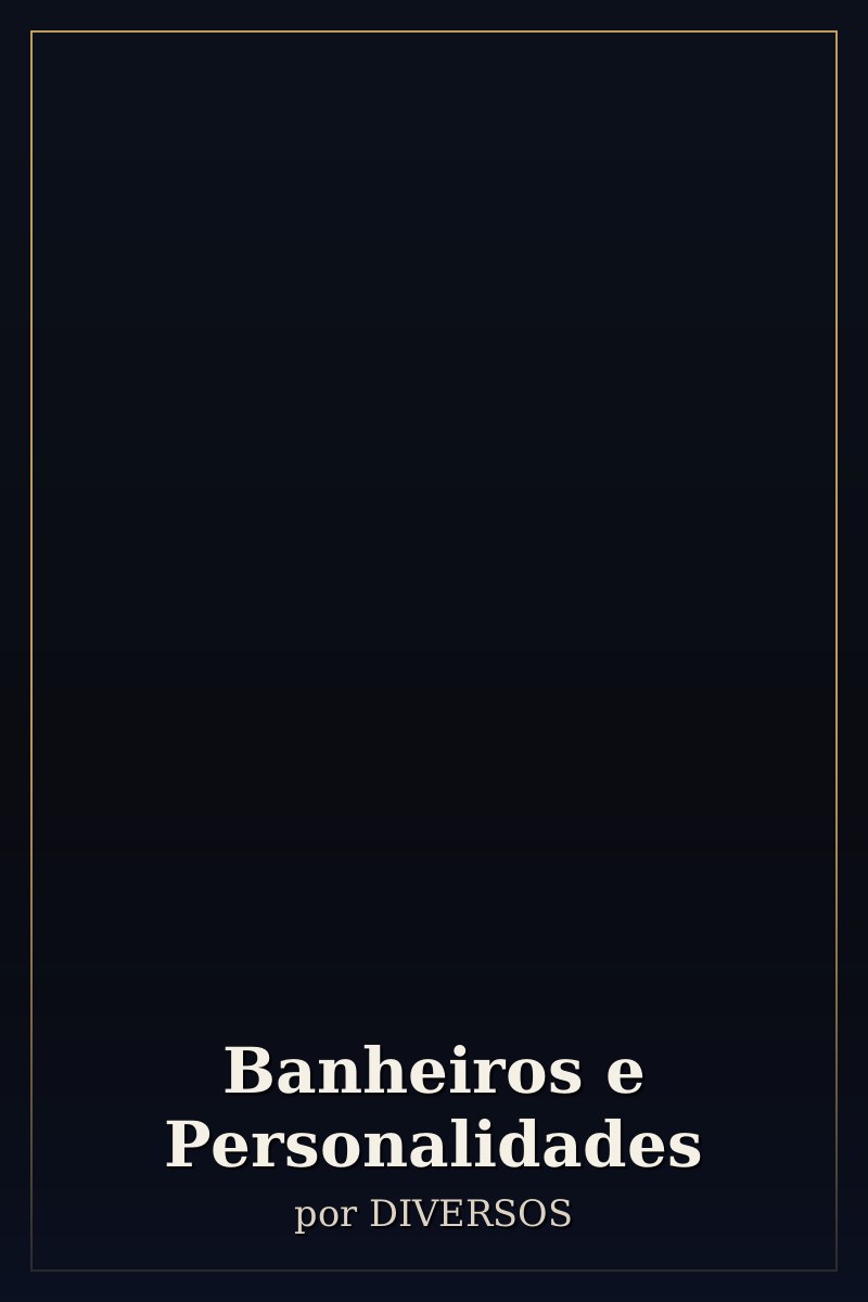 Capa de Banheiros e Personalidades