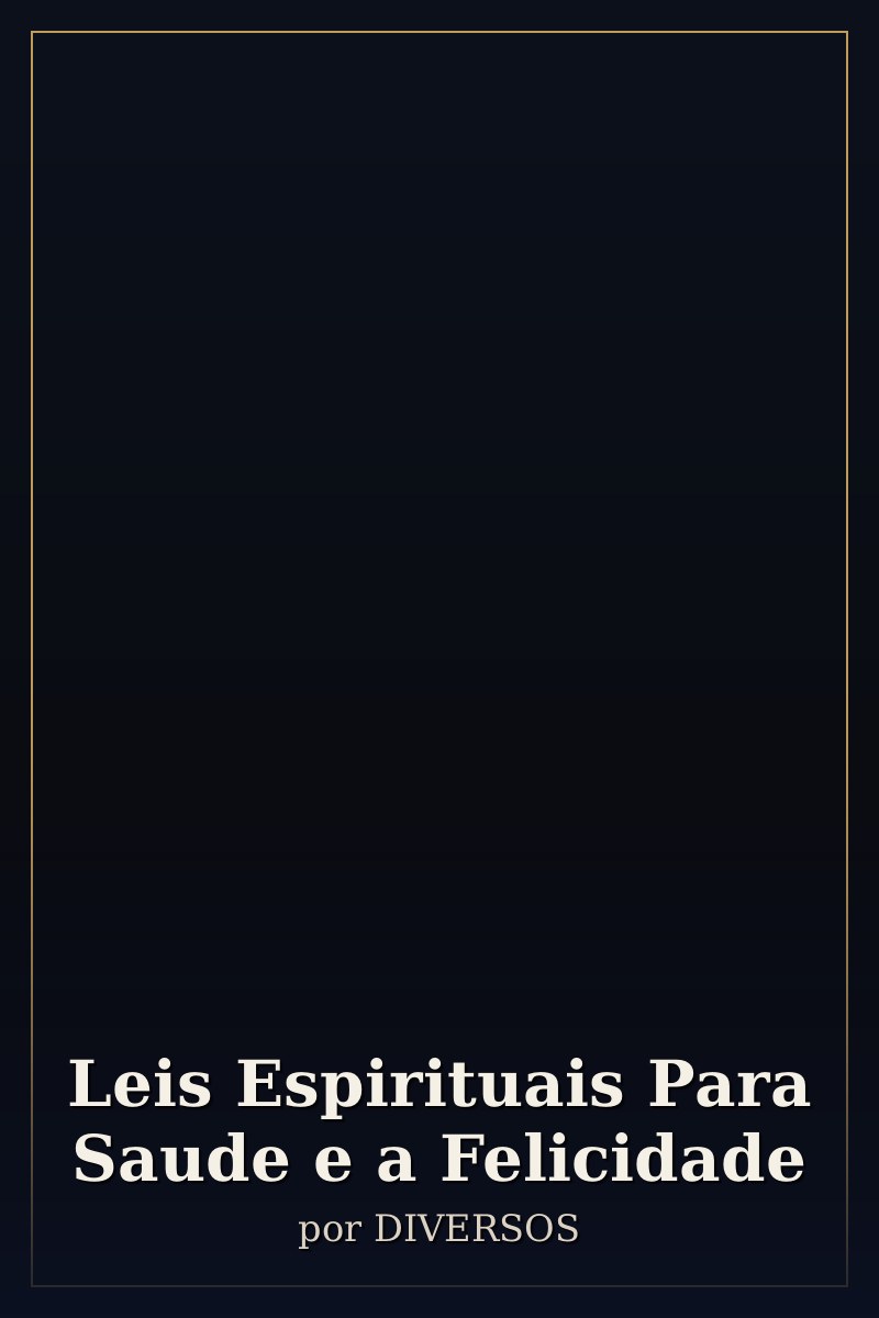 Capa de Leis Espirituais Para Saude e a Felicidade