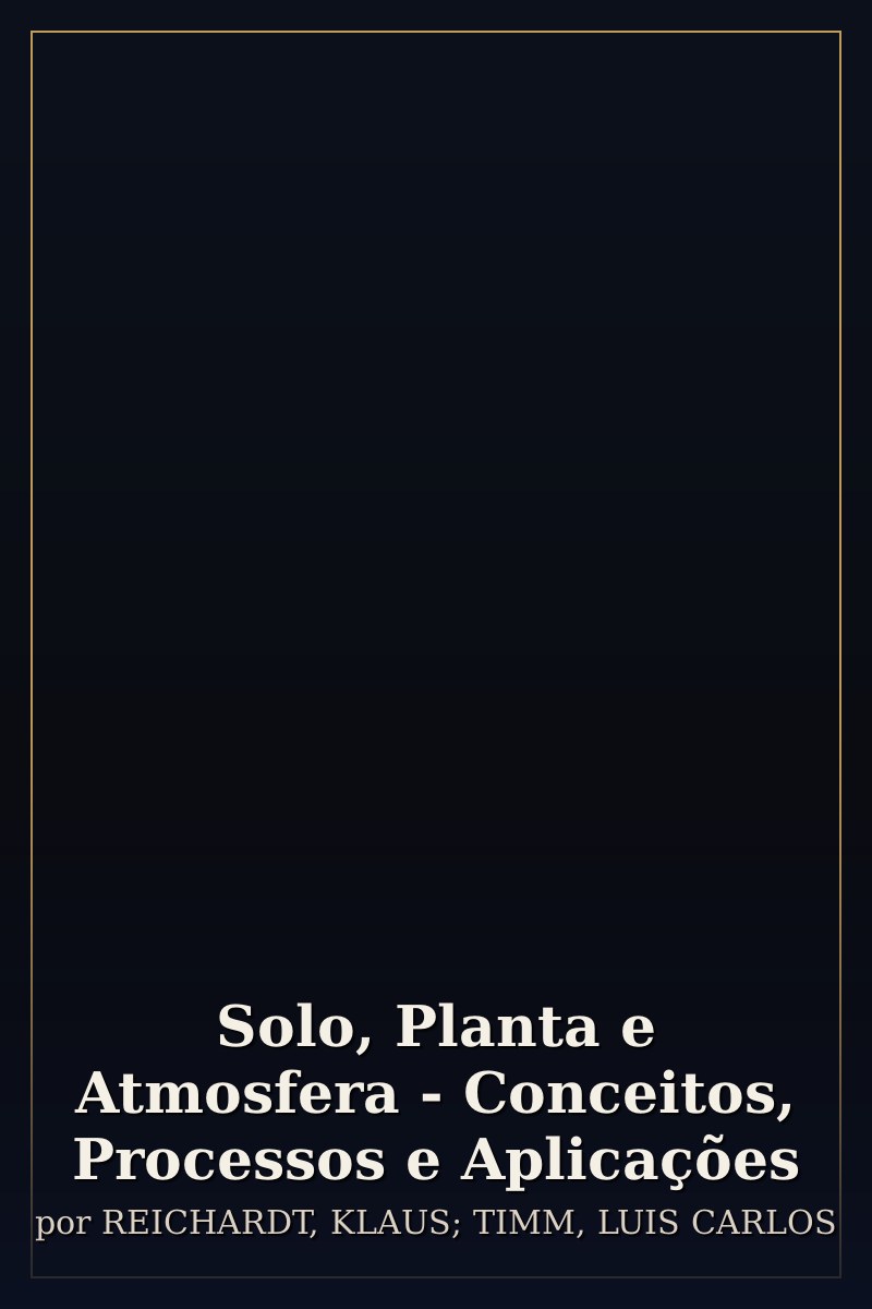 Capa de Solo, Planta e Atmosfera - Conceitos, Processos e Aplicações