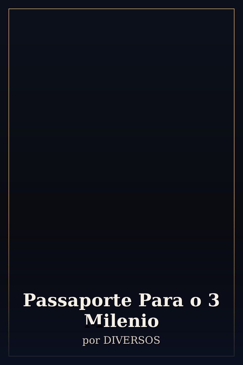 Capa de Passaporte Para o 3 Milenio