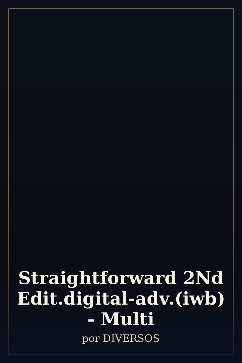 Capa de Straightforward 2Nd Edit.digital-adv.(iwb) - Multi
