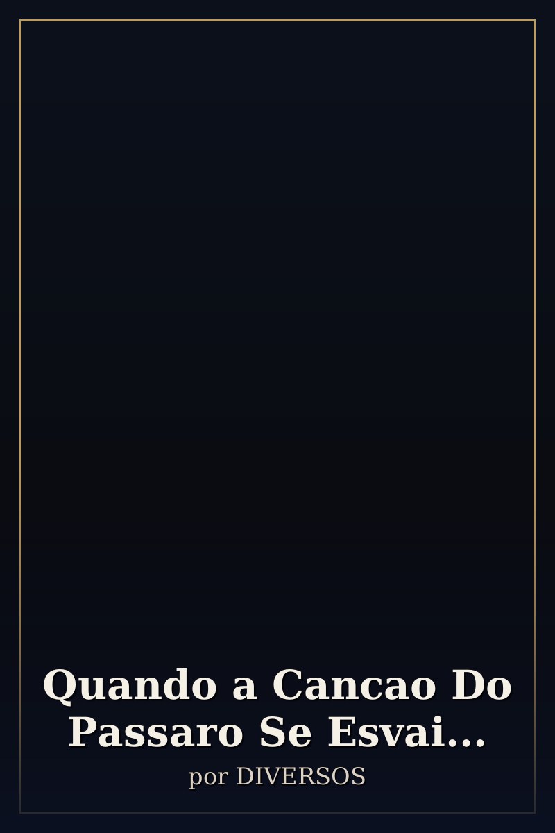 Capa de Quando a Cancao Do Passaro Se Esvai...