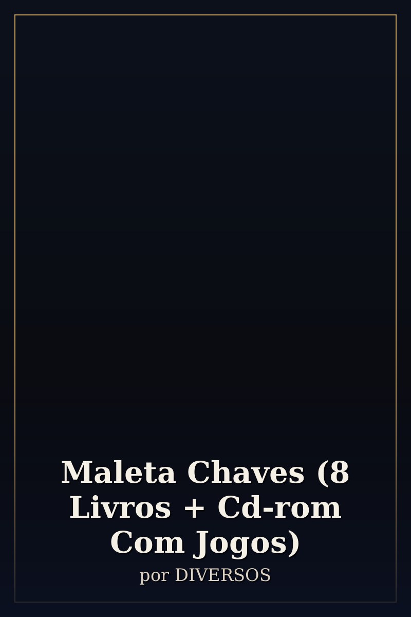 Capa de Maleta Chaves (8 Livros + Cd-rom Com Jogos)