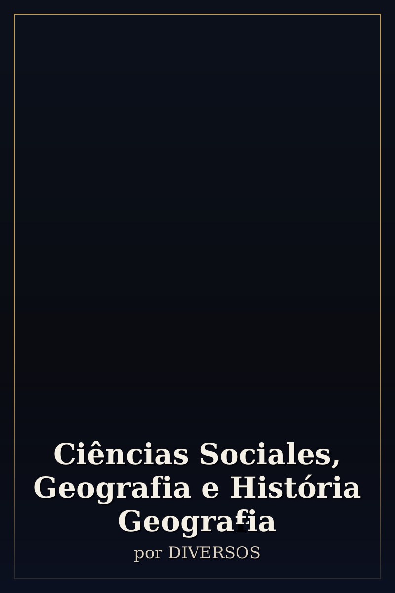Capa de Ciências Sociales, Geografia e História Geografia