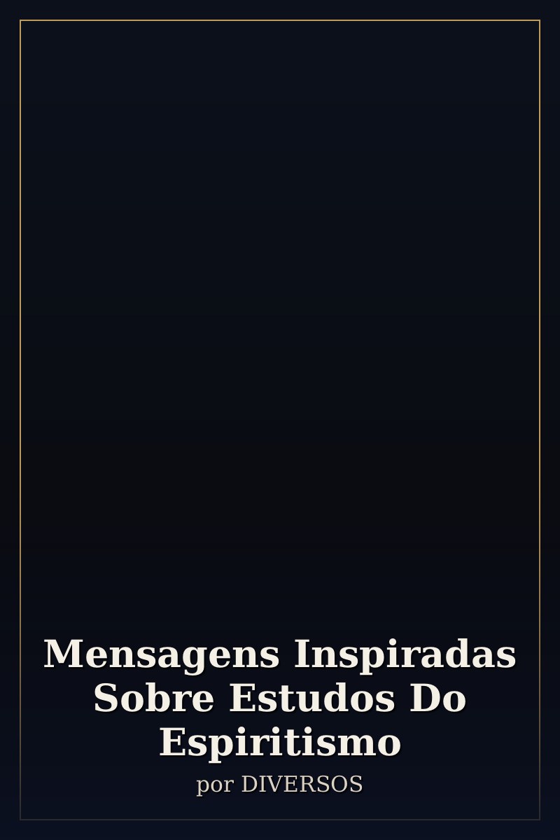 Capa de Mensagens Inspiradas Sobre Estudos Do Espiritismo