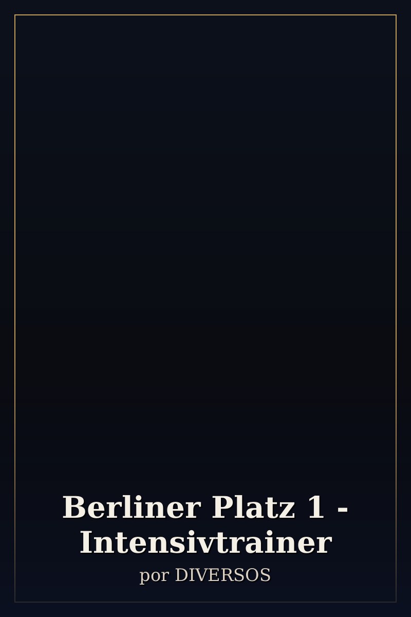 Capa de Berliner Platz 1 - Intensivtrainer