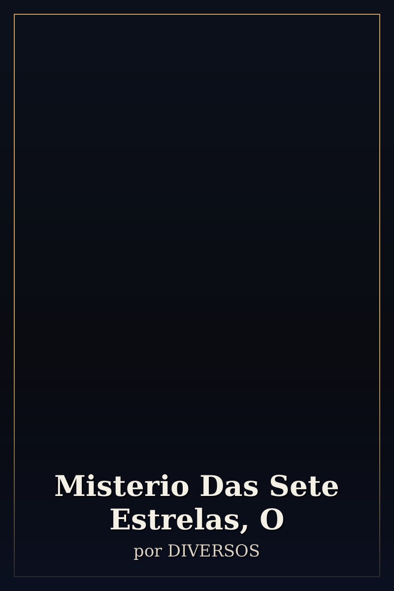 Capa de Misterio Das Sete Estrelas, O