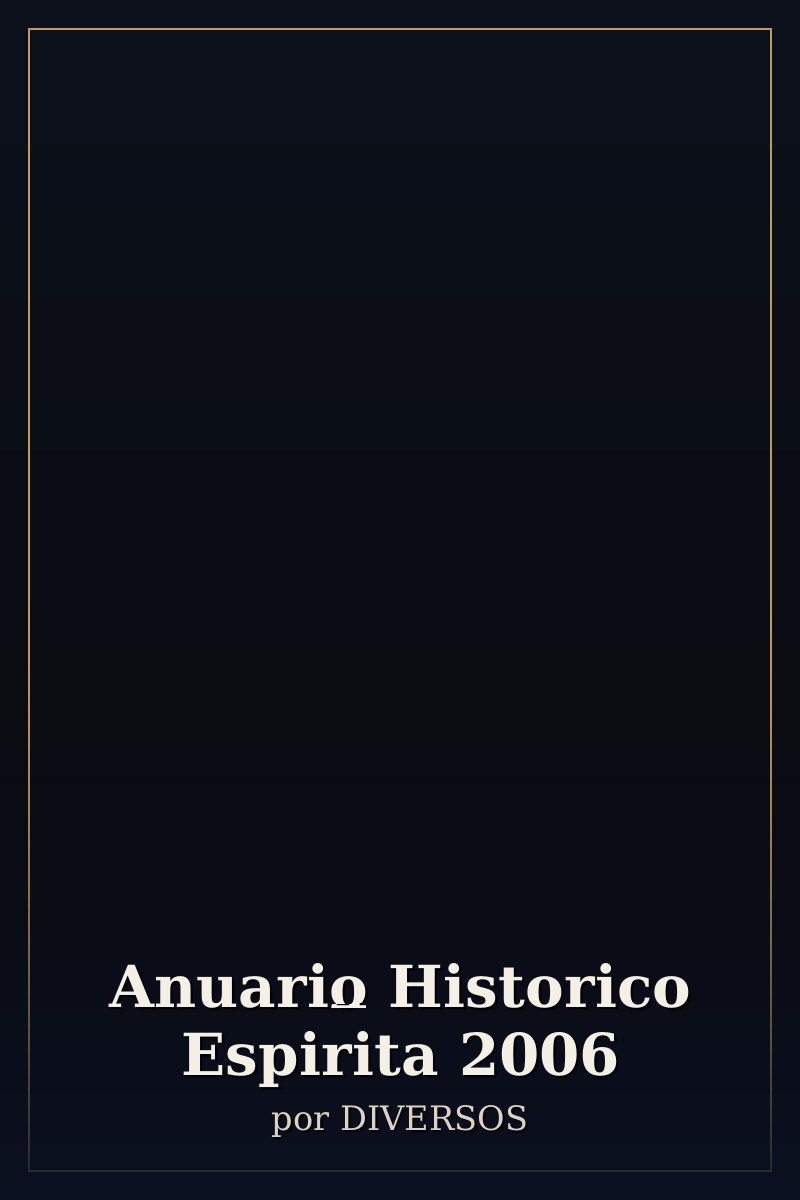 Capa de Anuario Historico Espirita 2006