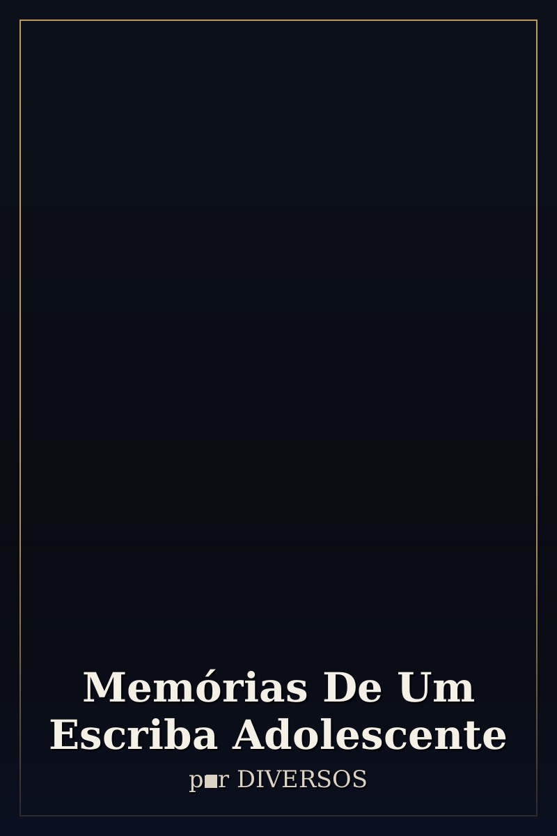 Capa de Memórias De Um Escriba Adolescente