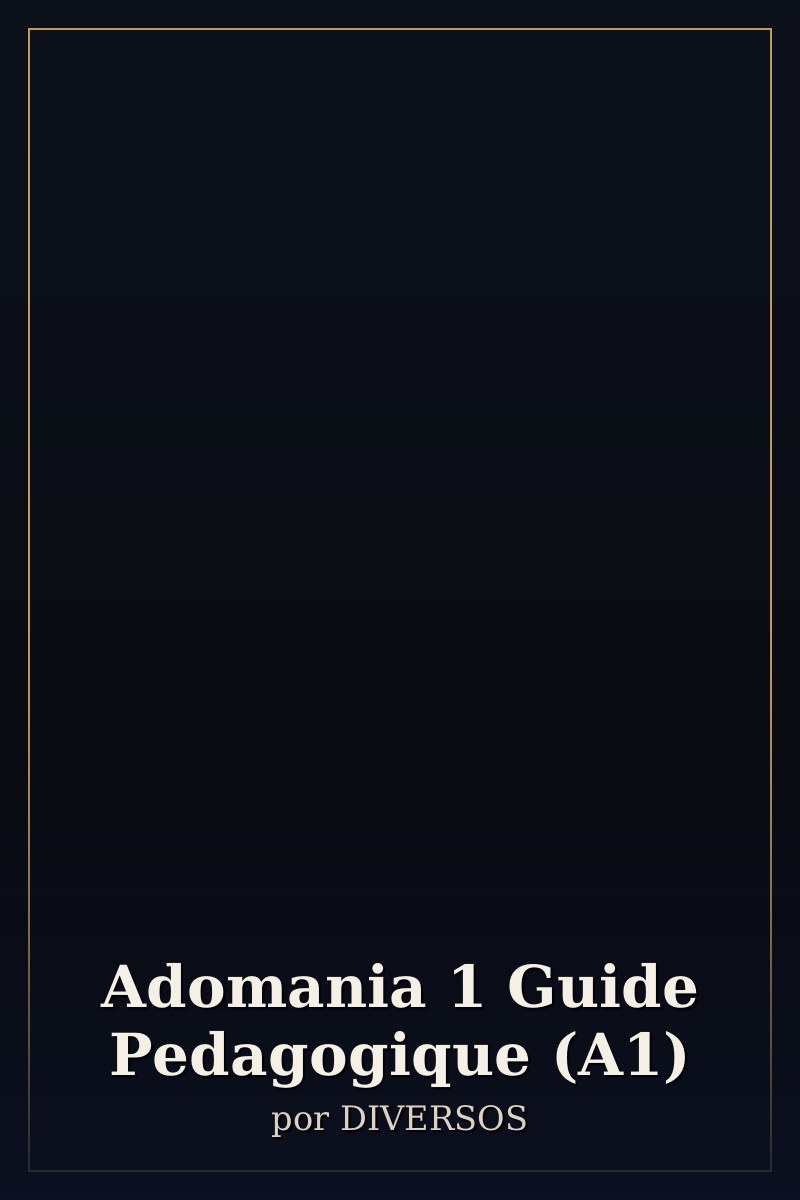 Capa de Adomania 1 Guide Pedagogique (A1)