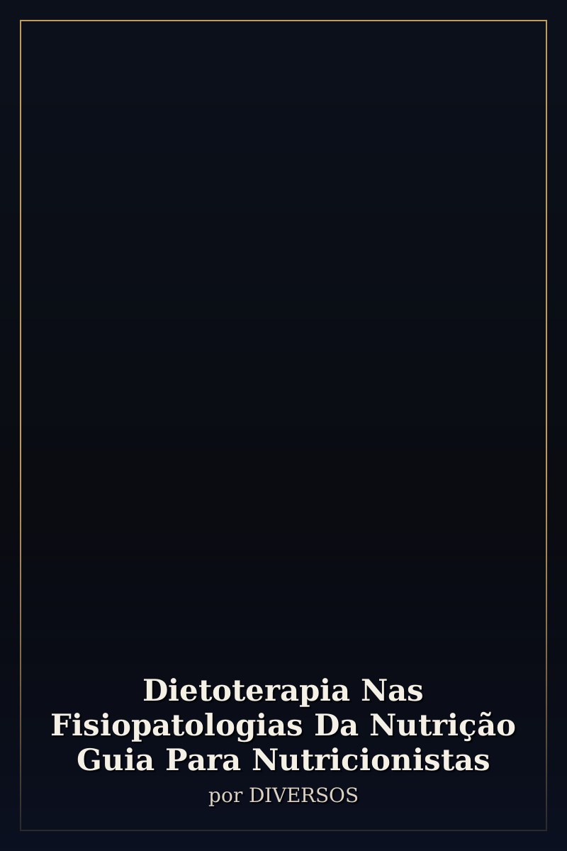 Capa de Dietoterapia Nas Fisiopatologias Da Nutrição Guia Para Nutricionistas