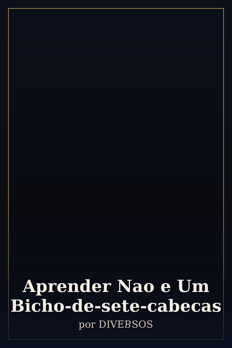 Capa de Aprender Nao e Um Bicho-de-sete-cabecas