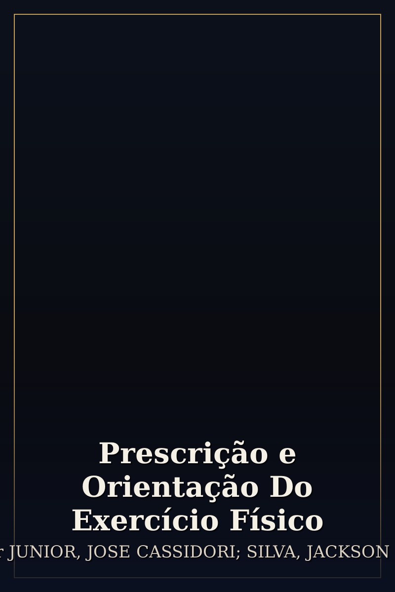 Capa de Prescrição e Orientação Do Exercício Físico