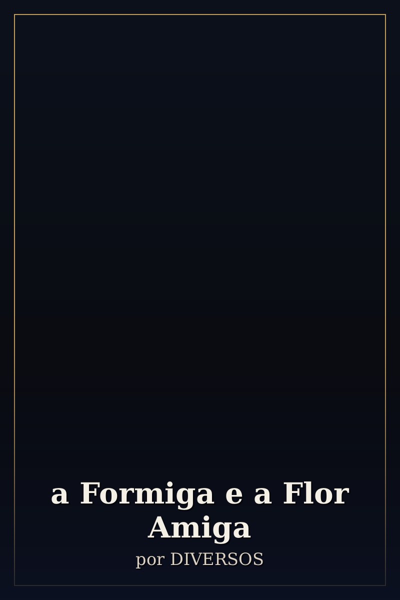Capa de a Formiga e a Flor Amiga