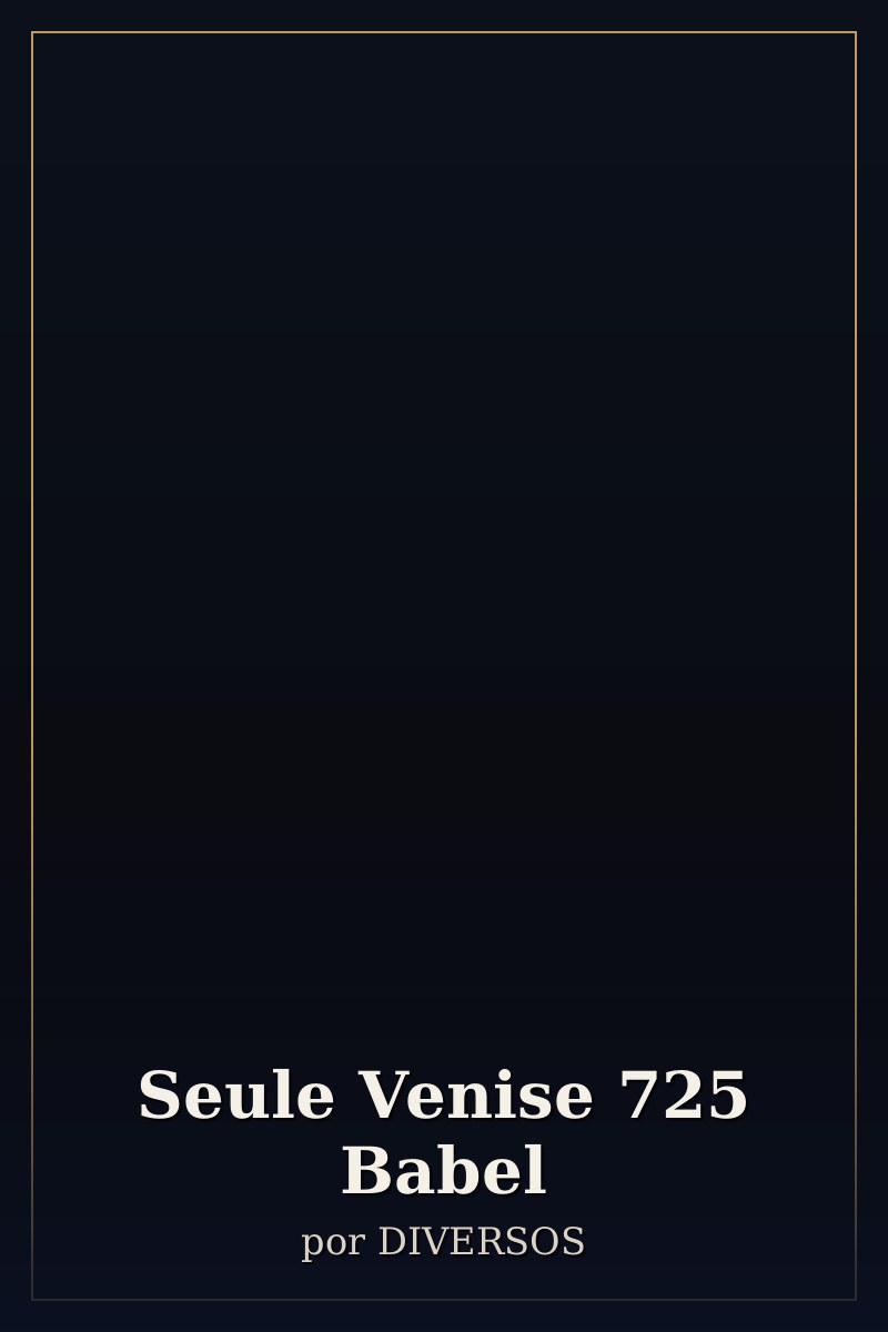 Capa de Seule Venise 725 Babel