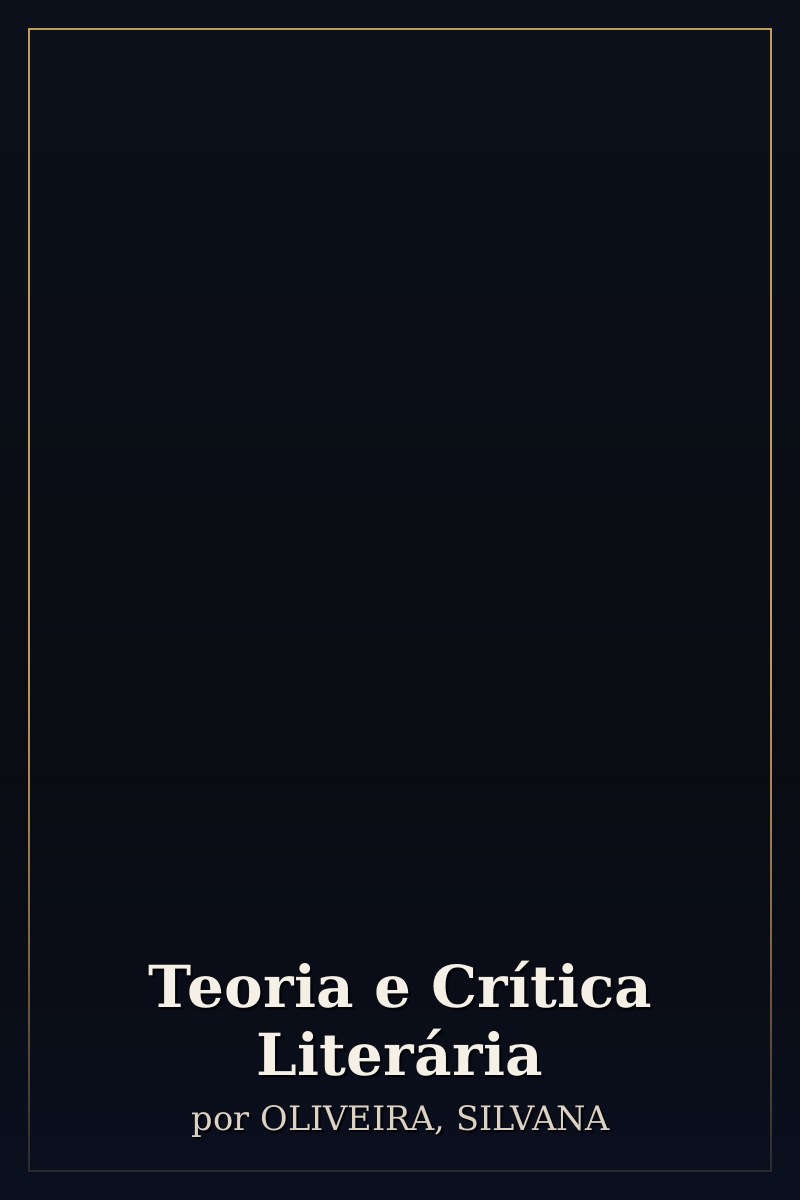 Capa de Teoria e Crítica Literária