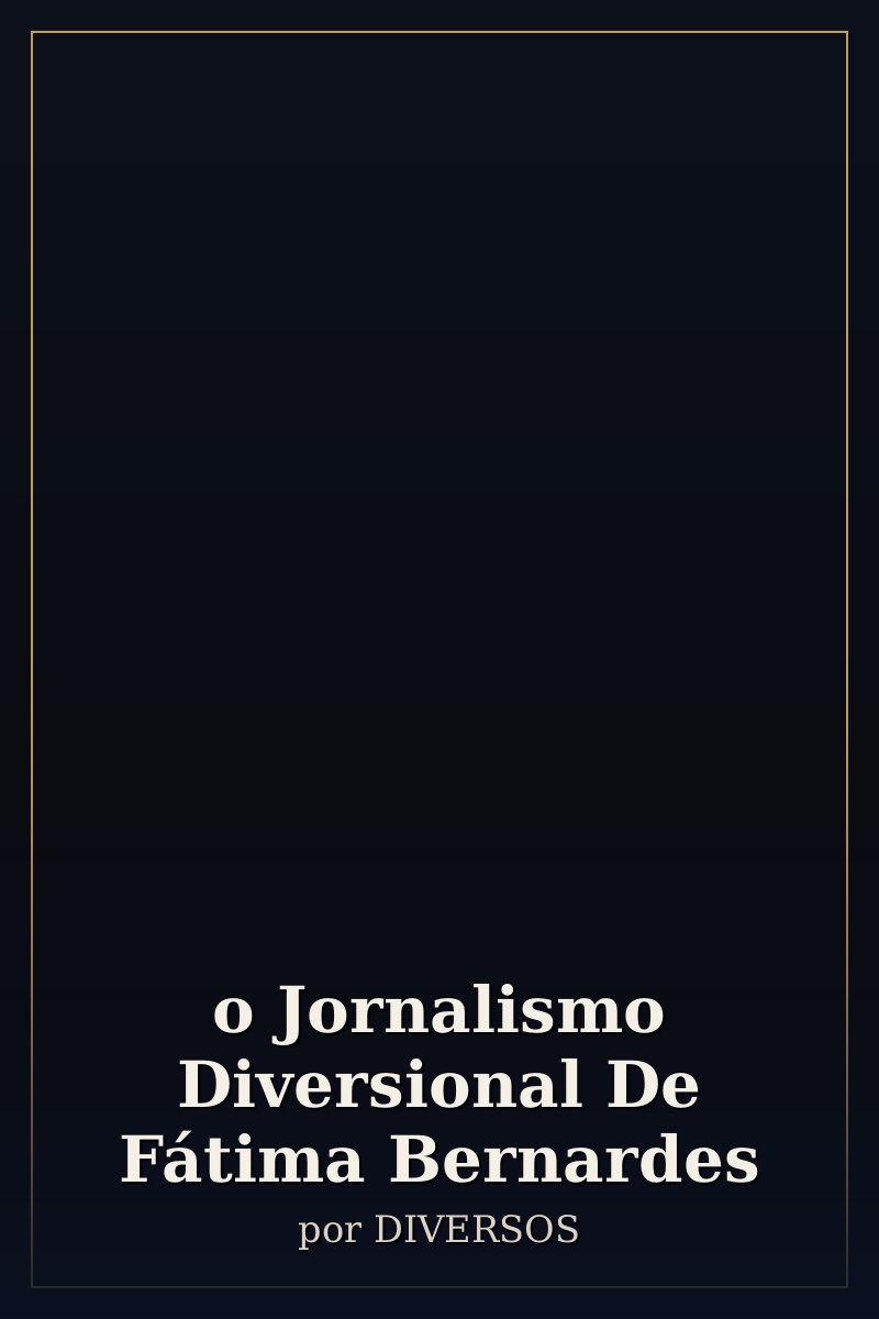 Capa de o Jornalismo Diversional De Fátima Bernardes