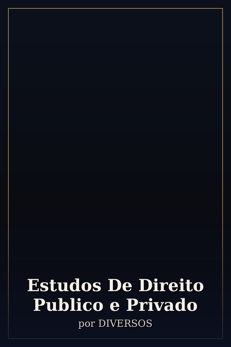 Capa de Estudos De Direito Publico e Privado