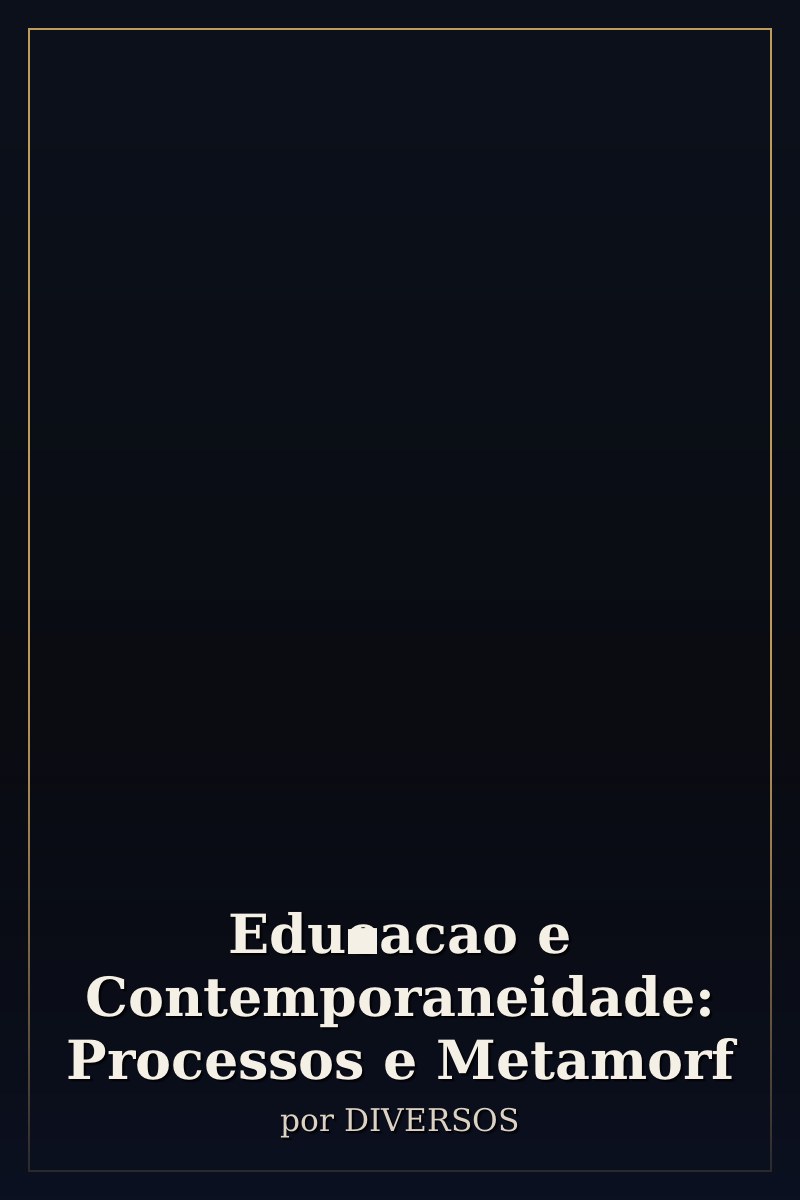 Capa de Educacao e Contemporaneidade: Processos e Metamorf