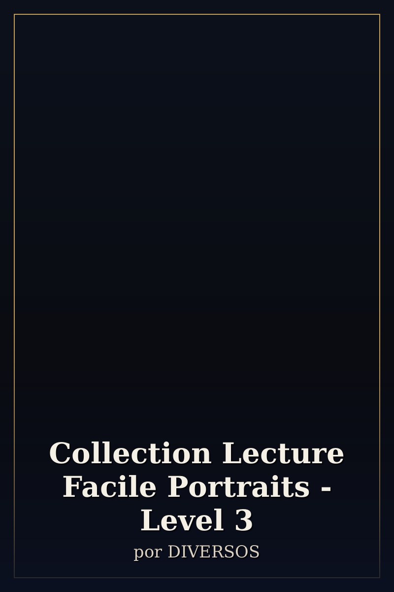 Capa de Collection Lecture Facile Portraits - Level 3