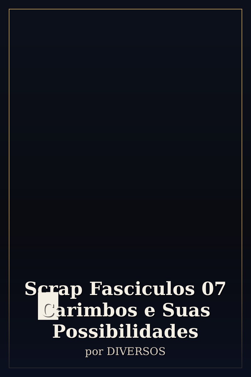 Capa de Scrap Fasciculos 07 Carimbos e Suas Possibilidades