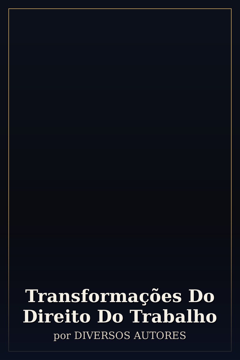 Capa de Transformações Do Direito Do Trabalho