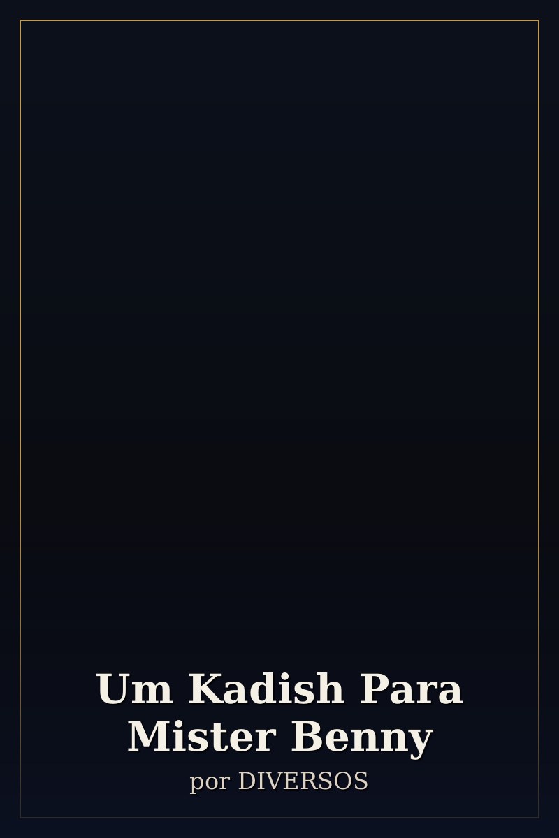 Capa de Um Kadish Para Mister Benny