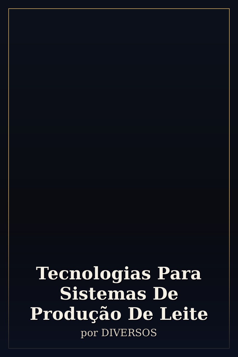 Capa de Tecnologias Para Sistemas De Produção De Leite