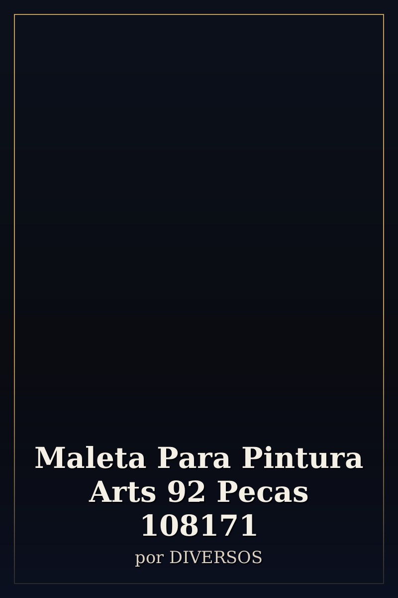 Capa de Maleta Para Pintura Arts 92 Pecas 108171