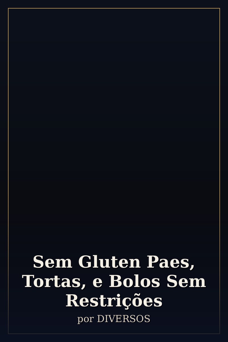 Capa de Sem Gluten Paes, Tortas, e Bolos Sem Restrições