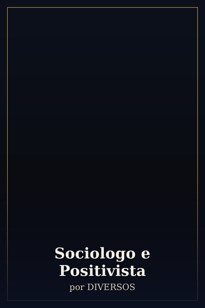 Capa de Sociologo e Positivista