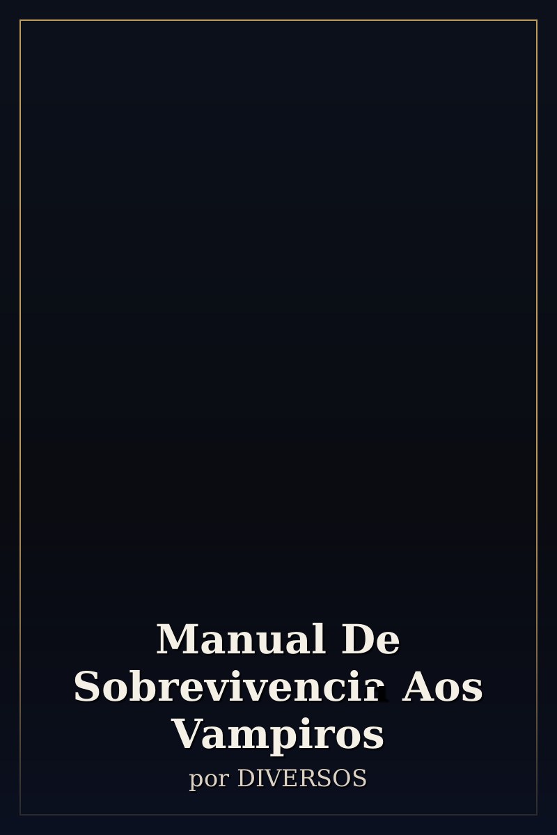 Capa de Manual De Sobrevivencia Aos Vampiros