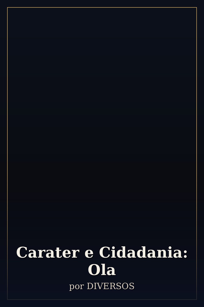 Capa de Carater e Cidadania: Ola