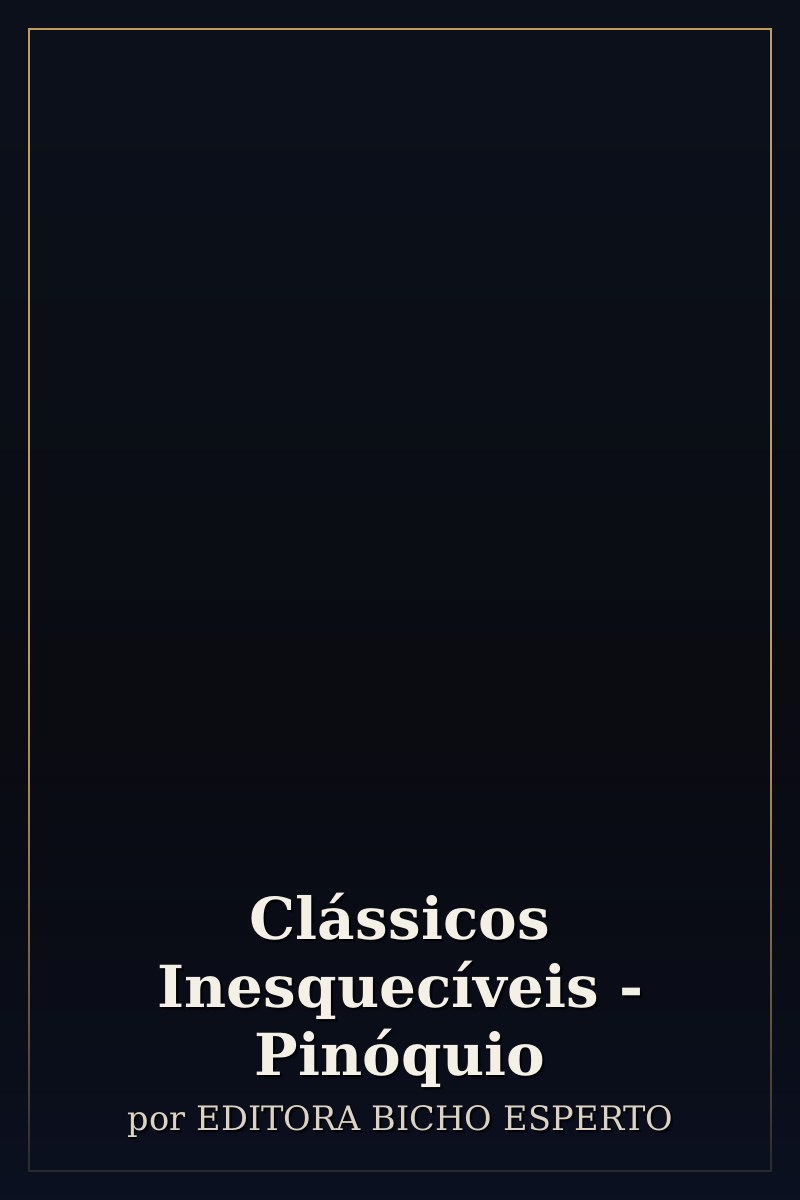 Capa de Clássicos Inesquecíveis - Pinóquio