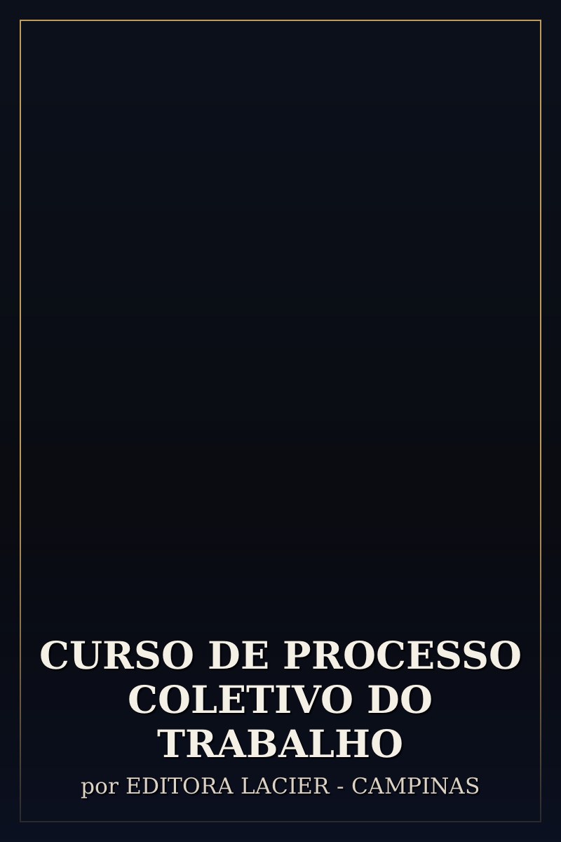 Capa de CURSO DE PROCESSO COLETIVO DO TRABALHO