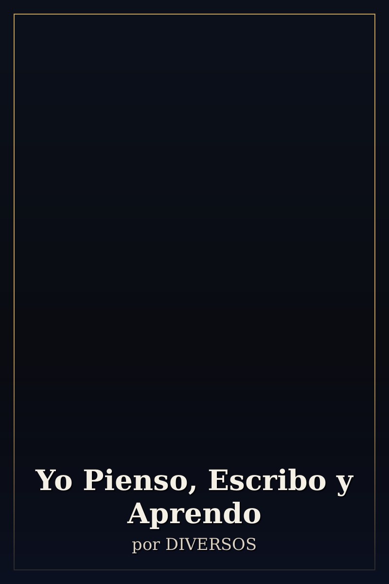 Capa de Yo Pienso, Escribo y Aprendo