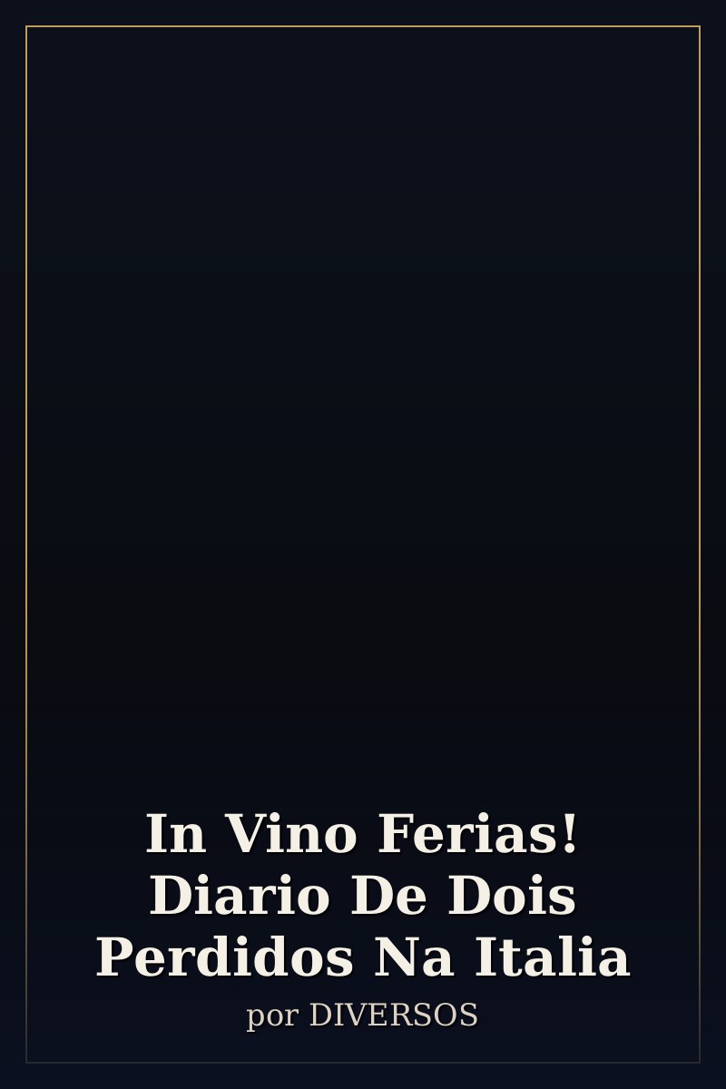 Capa de In Vino Ferias! Diario De Dois Perdidos Na Italia
