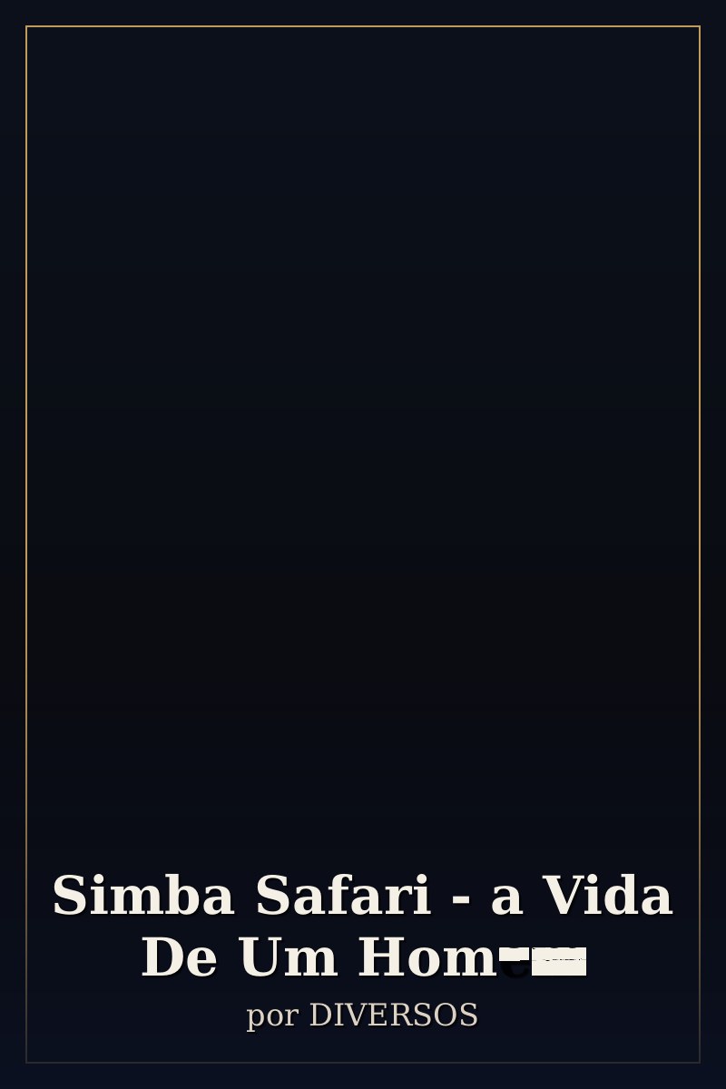 Capa de Simba Safari - a Vida De Um Homem