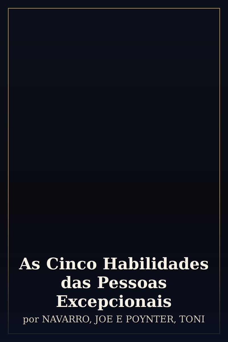 Capa de As Cinco Habilidades das Pessoas Excepcionais