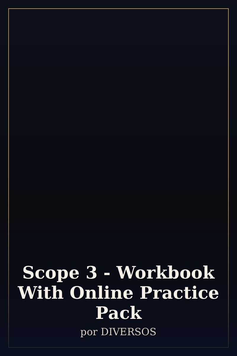 Capa de Scope 3 - Workbook With Online Practice Pack