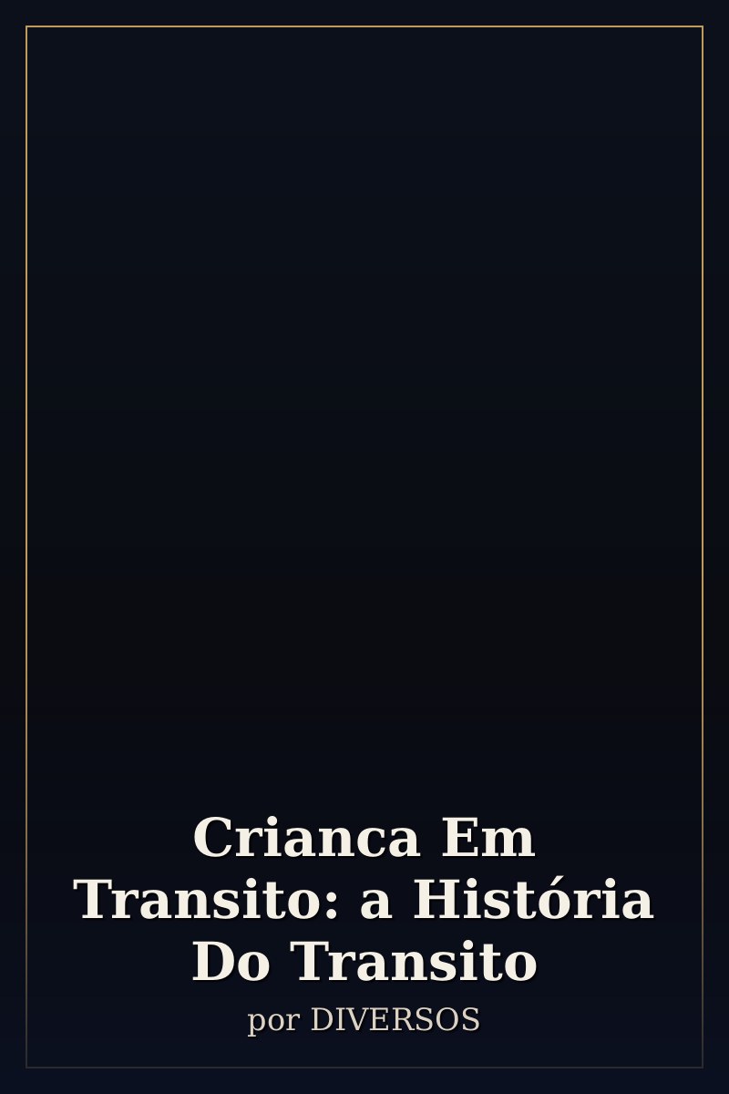 Capa de Crianca Em Transito: a História Do Transito