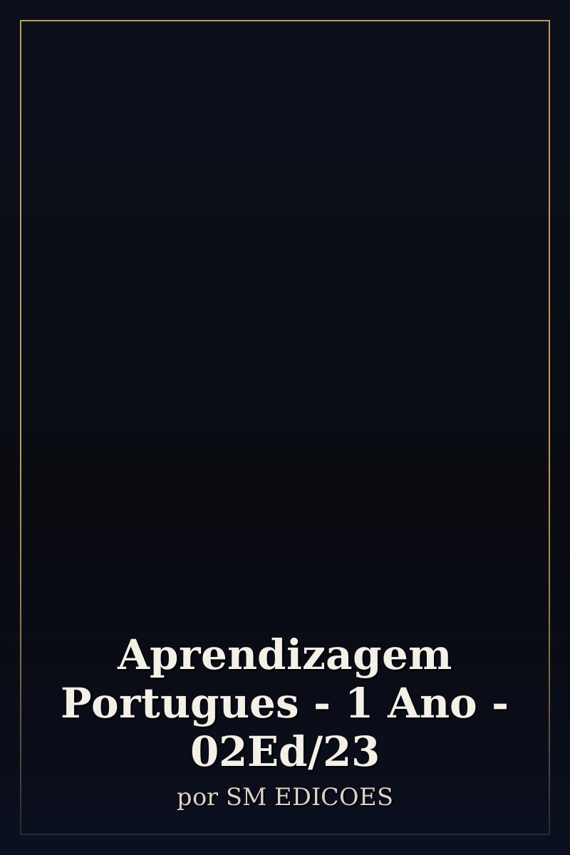 Capa de Aprendizagem Portugues - 1 Ano - 02Ed/23
