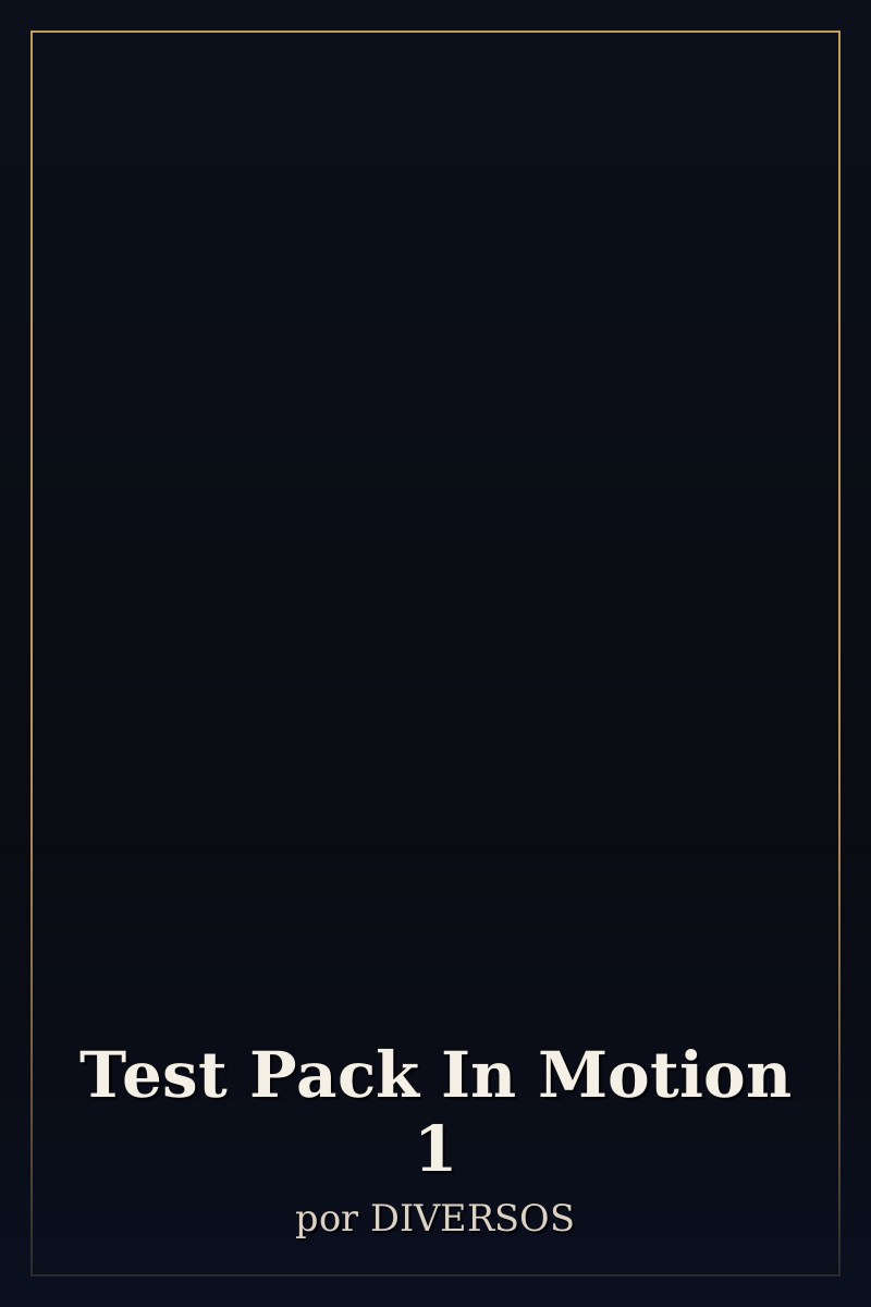 Capa de Test Pack In Motion 1