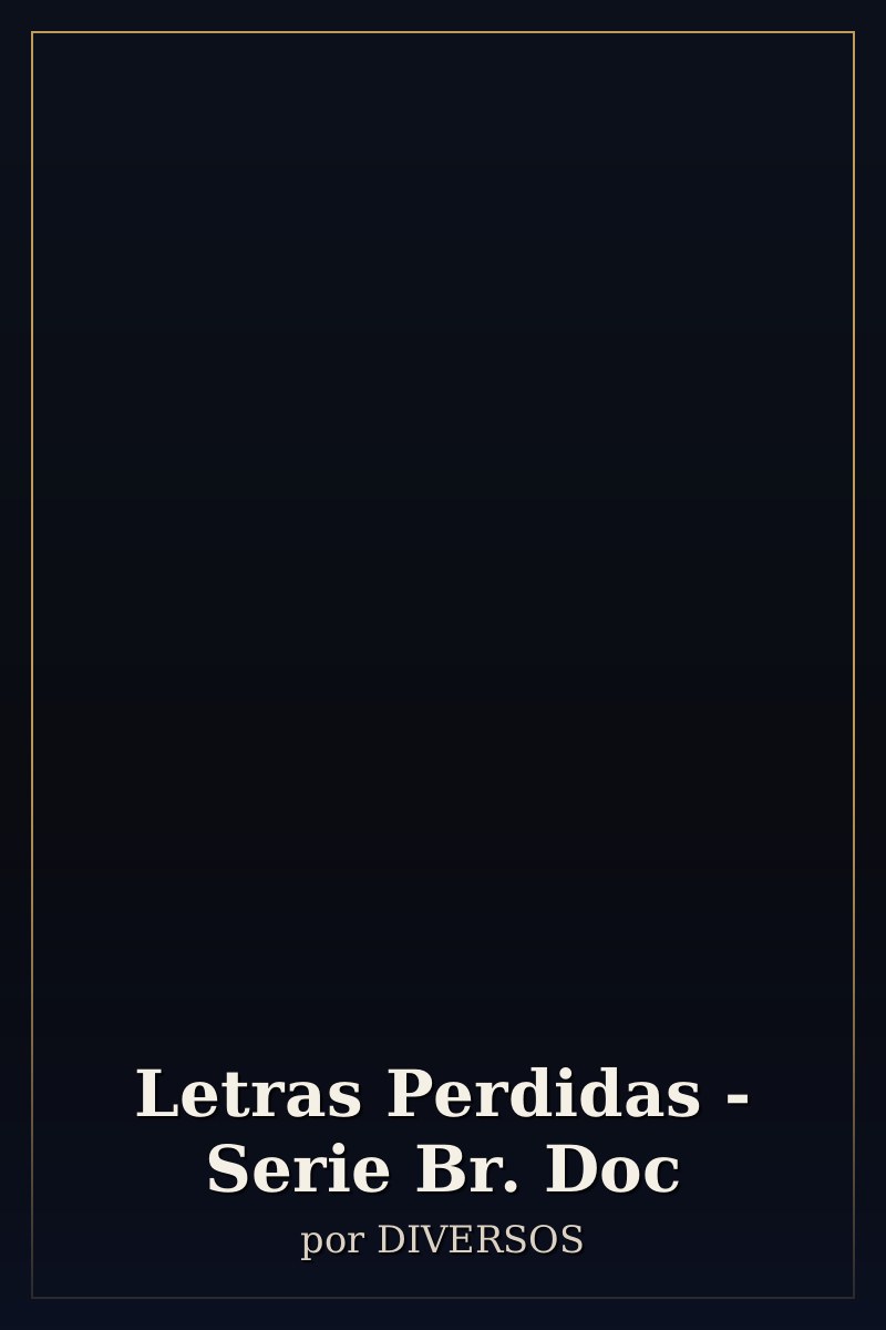 Capa de Letras Perdidas - Serie Br. Doc