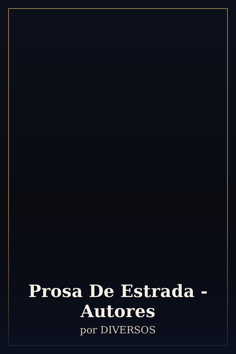 Capa de Prosa De Estrada - Autores