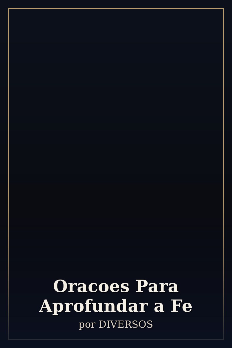 Capa de Oracoes Para Aprofundar a Fe