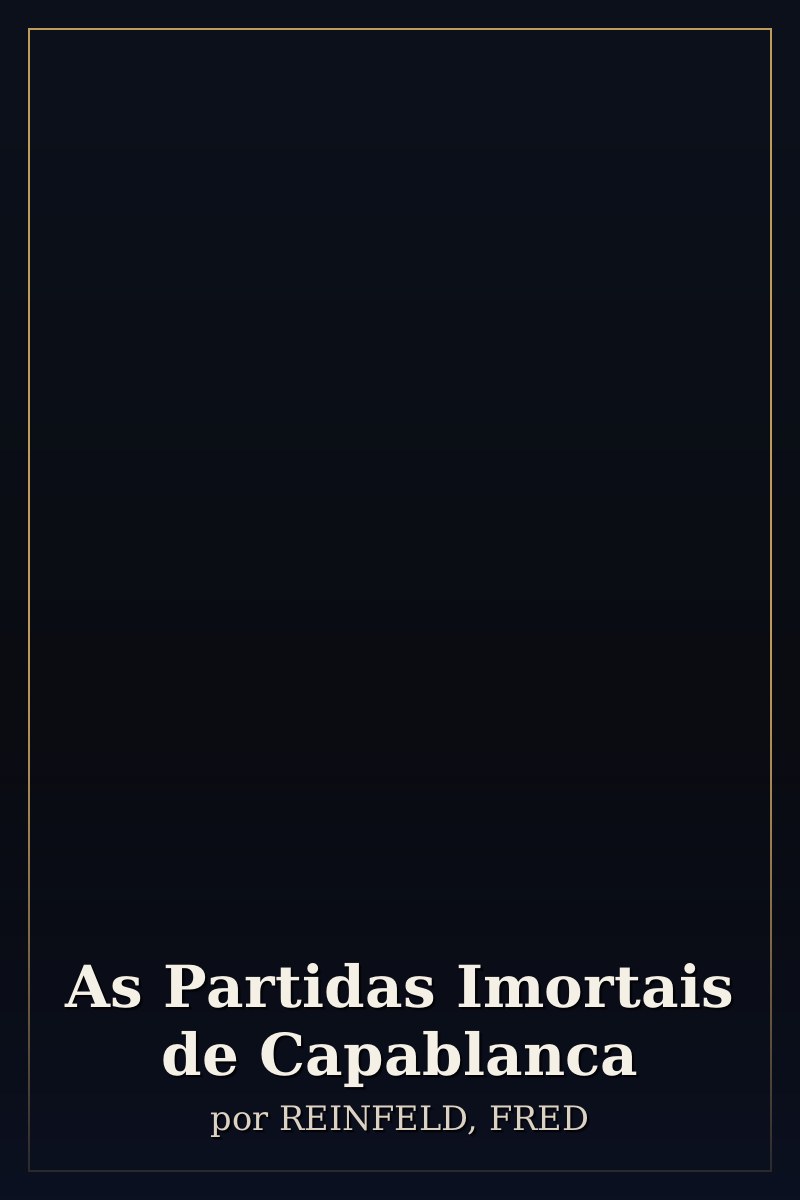 Capa de As Partidas Imortais de Capablanca