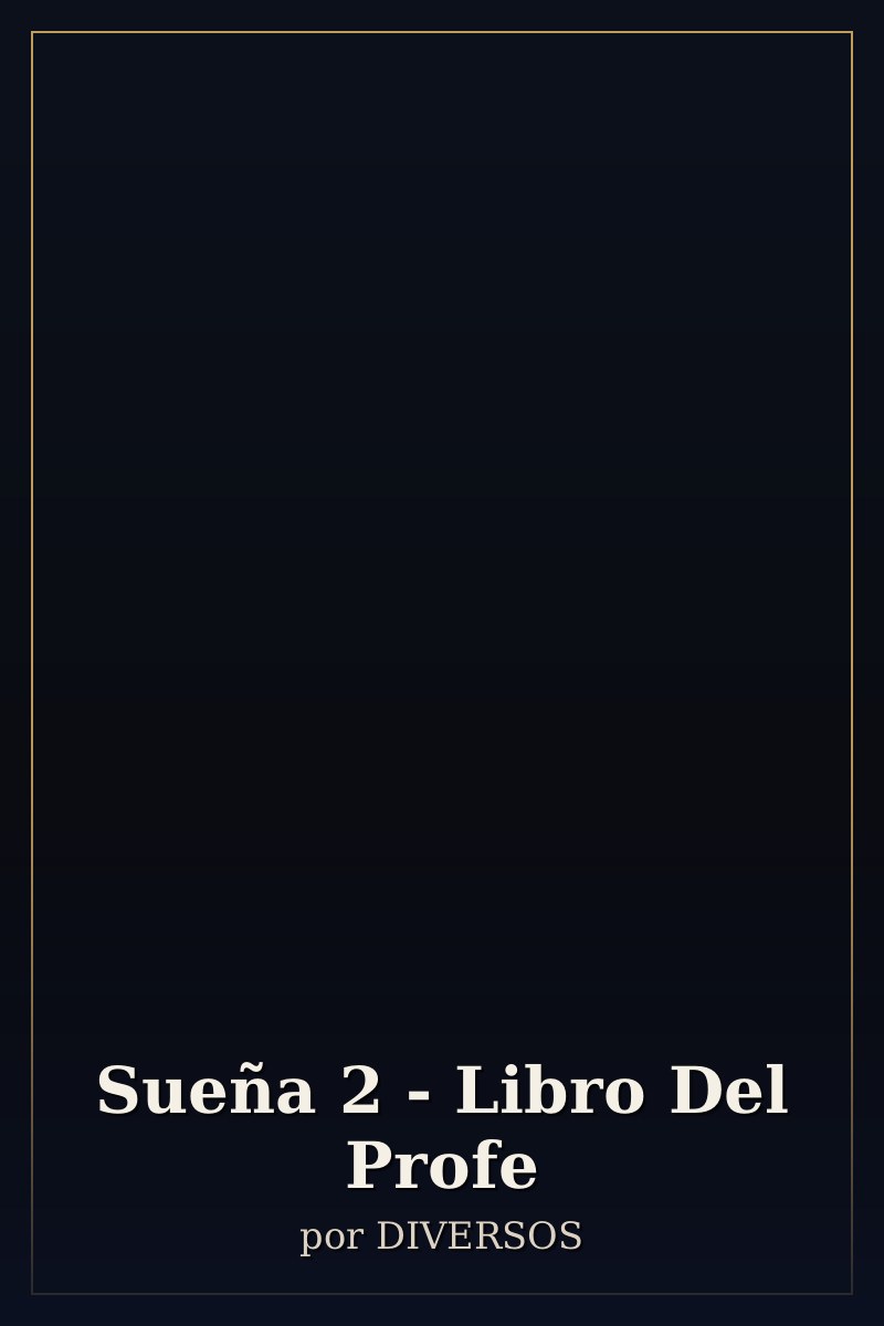 Capa de Sueña 2 - Libro Del Profe