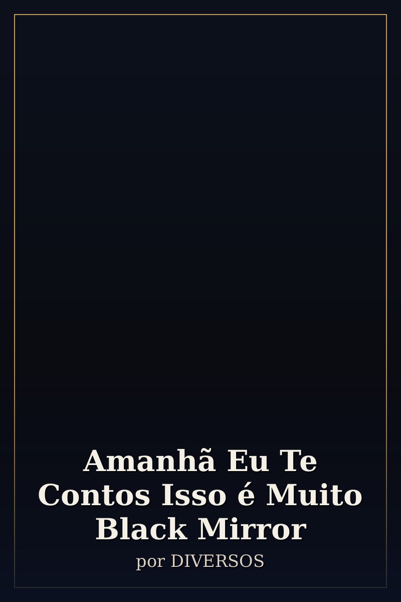 Capa de Amanhã Eu Te Contos Isso é Muito Black Mirror